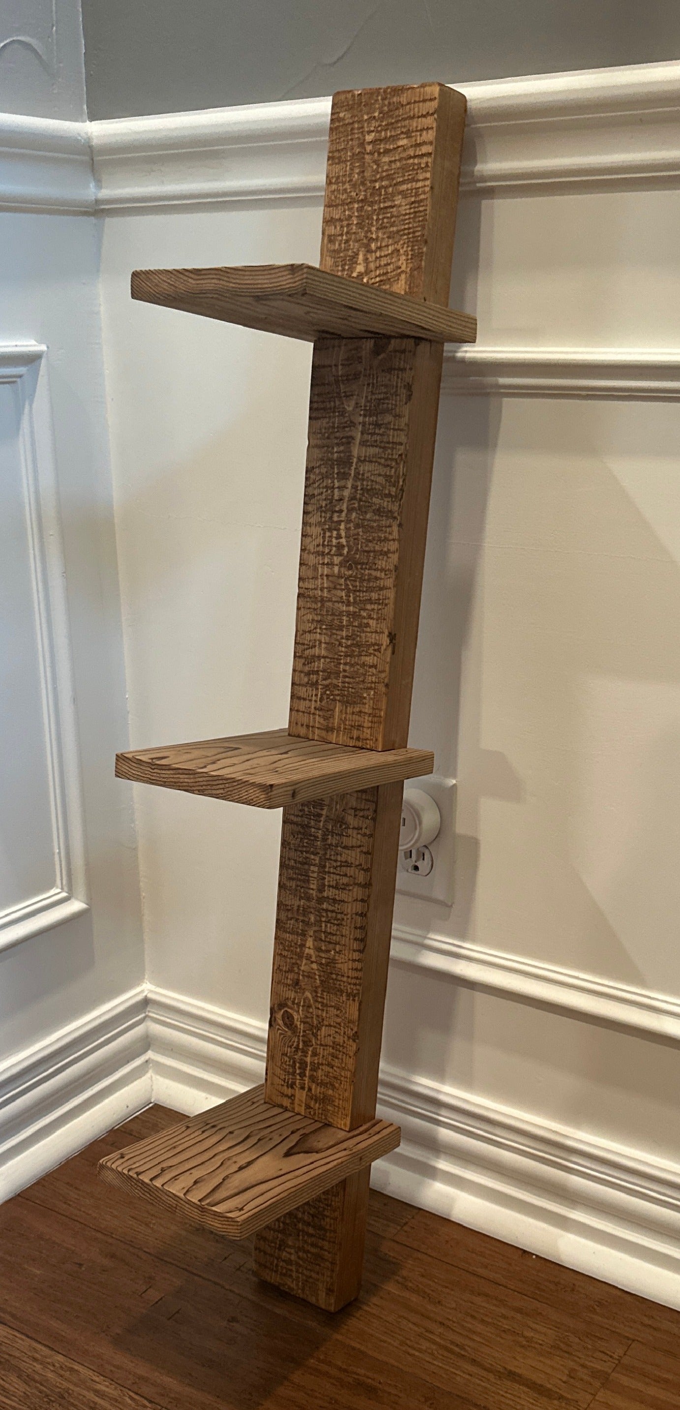 Handmade Rustic Wall Shelf – Pine and Cedar